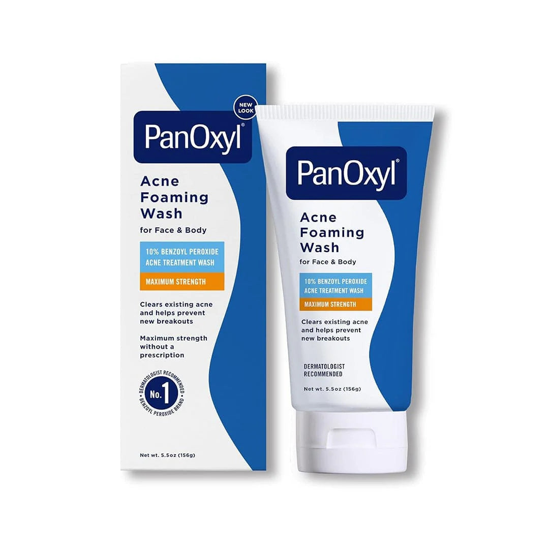 بانوكسيل Foaming حب الشباب wash, 10% benzoyl peroxide