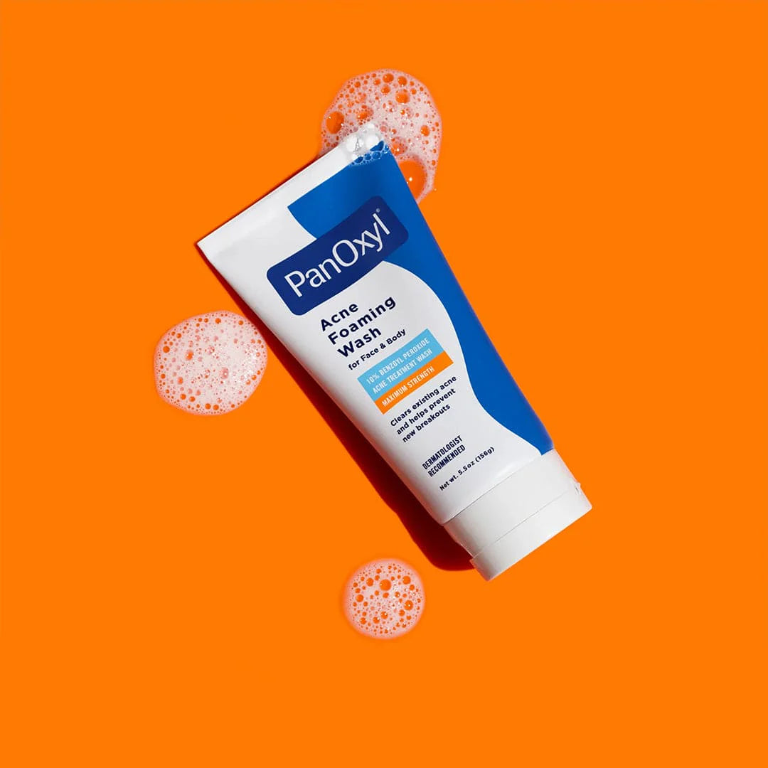 بانوكسيل Foaming حب الشباب wash, 10% benzoyl peroxide