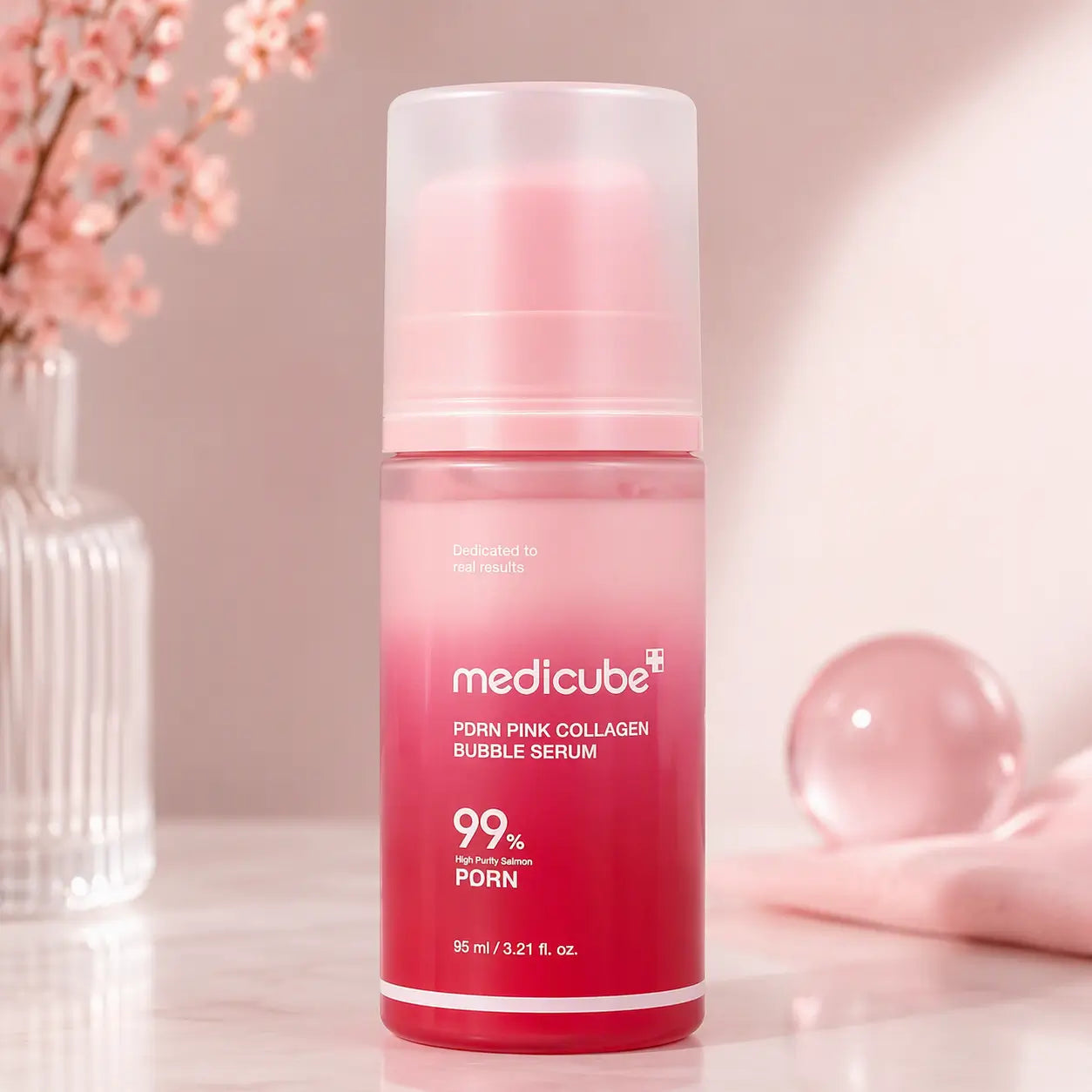 Medicube – PDRN Pink Collagen Bubble Serum