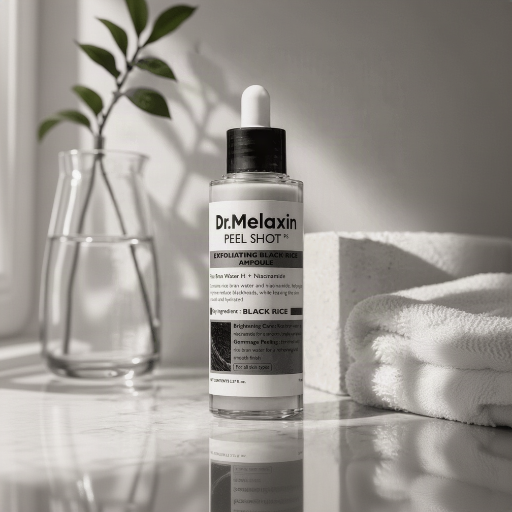 Dr. Melaxin – Peel Shot PS Exfoliating Black Rice Ampoule