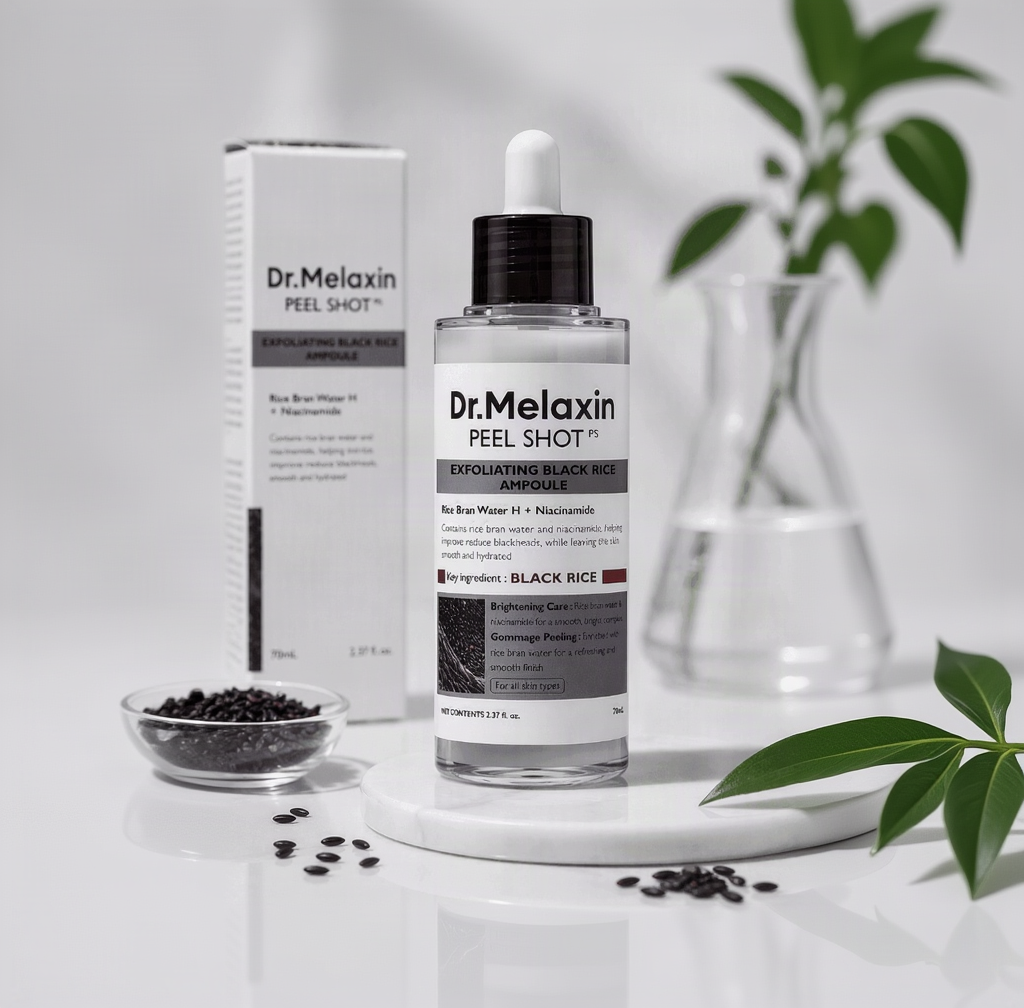 Dr. Melaxin – Peel Shot PS Exfoliating Black Rice Ampoule