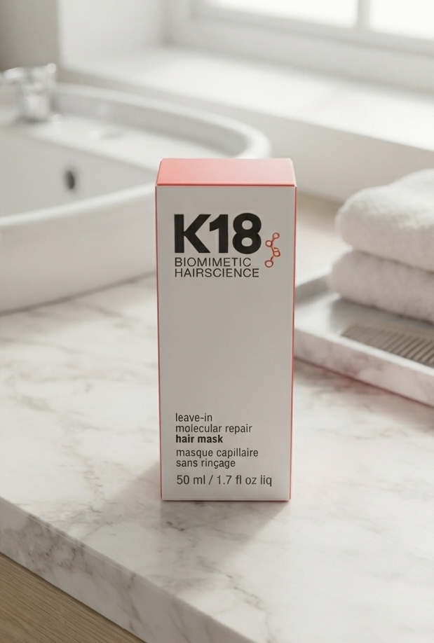 K18 Biomimetic Hairscience leave-in molecular repair hair mask
