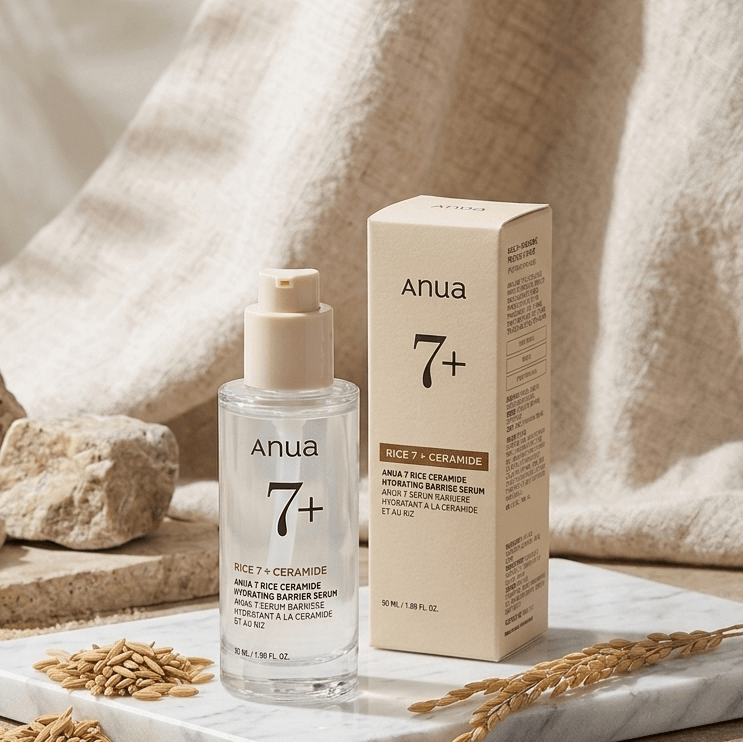 ANUA Rice 7+ Ceramide Hydrating Barrier Serum