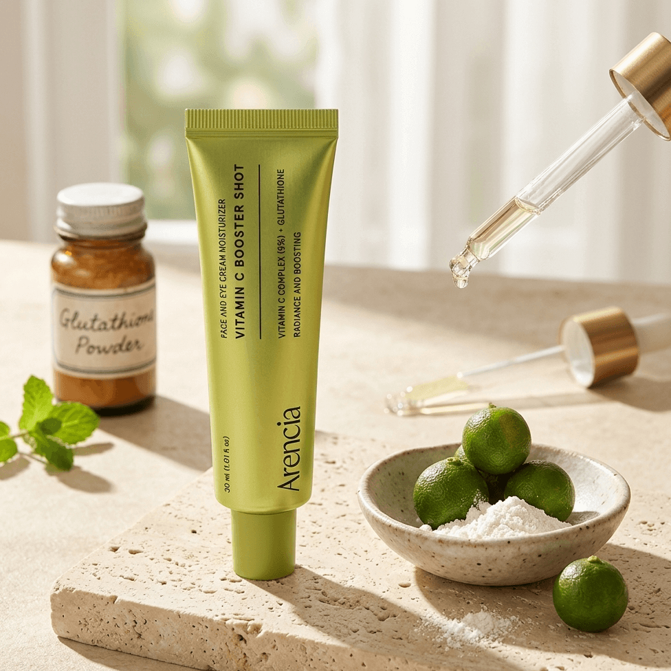 Arencia Vitamin C Booster Shot Face & Eye Cream Moisturizer
